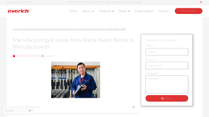Everich - Vacuum-Insulated Stainless Steel Water Bottles