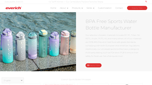 Everich - BPA Free Sports Water Bottles