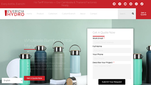 Everichhydro - Eco-Friendly Bamboo Water Bottles