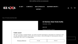 EZ - Stainless Steel Water Bottle