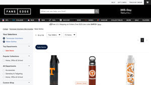 Tennessee Volunteers - YETI 18oz. Rambler Chug Water Bottle