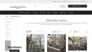 Farmhouse Decor Shop - Milk Bottle Totes