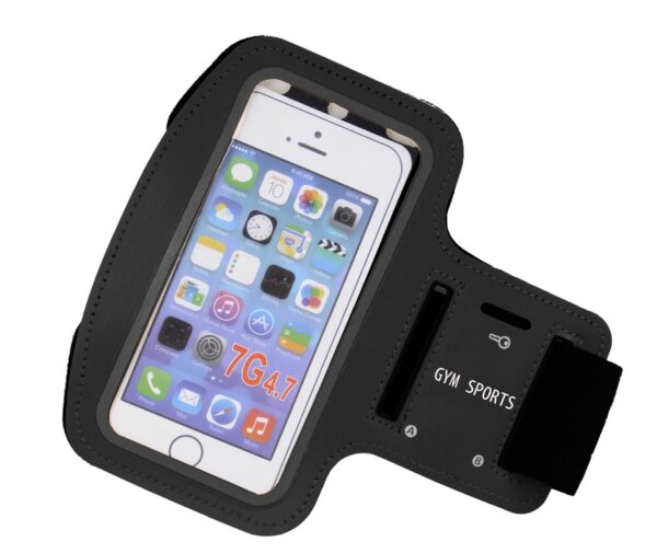 Sport Arm Holder: Secure Touch - Window for Running & Gym