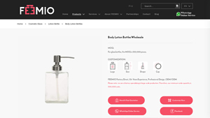 FEEMIO - Body Lotion Bottles