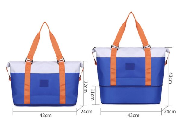 Lady Gym Bag Vibrant Color - Block: Fashion - Forward Durable for Fitness & Commute - Image 3