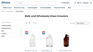 Fillmore Container - Glass Growlers