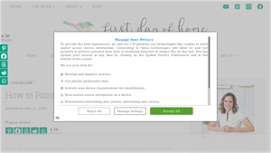 First Day of Home - DIY Glass Bottle Painting