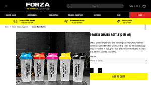 Forza - 700ml Protein Shaker Bottle