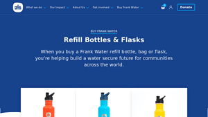 Frank Water - Refill Bottles & Flasks