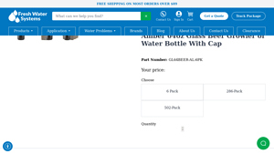 Fresh Water Systems - Amber 64oz Glass Growler