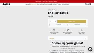 Gains In Bulk - Shaker Bottle