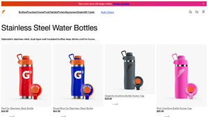 Gatorade - Gx Stainless Steel Bottles