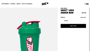 GHOST® - LOGO SHAKER MINI
