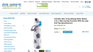Gilbin - O2COOL Mist 'N Sip Misting Water Bottle