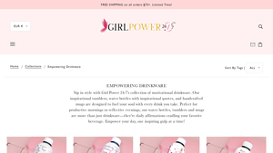 Girl Power - Stainless Steel Water Bottles