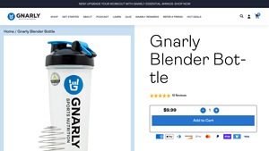 Gnarly Nutrition - Blender Bottle 28oz