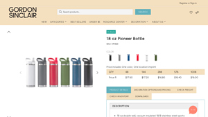 Gordon Sinclair - 18 oz Pioneer Bottle