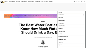 GQ - Best Water Bottles
