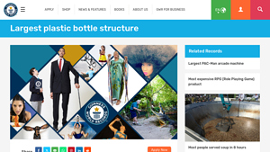 PepsiCo - Largest Plastic Bottle Structure