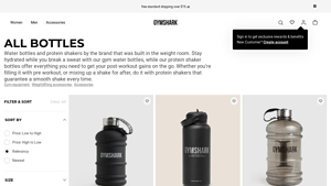 Gymshark - Water Bottles & Protein Shakers