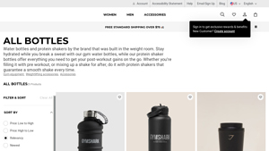 Gymshark - Water Bottles & Protein Shakers