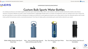 Haers - Customizable Sports Water Bottles