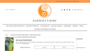 Harmony N More - Tea and Fruit Infusion Water Bottle