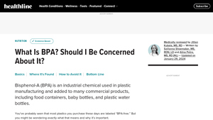 Healthline - Bisphenol-A Awareness