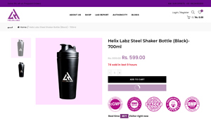 Helix Labz - Steel Shaker Bottle
