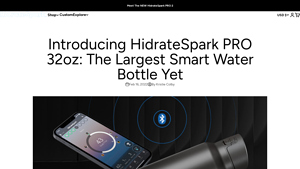 HidrateSpark - PRO 32oz Smart Water Bottle