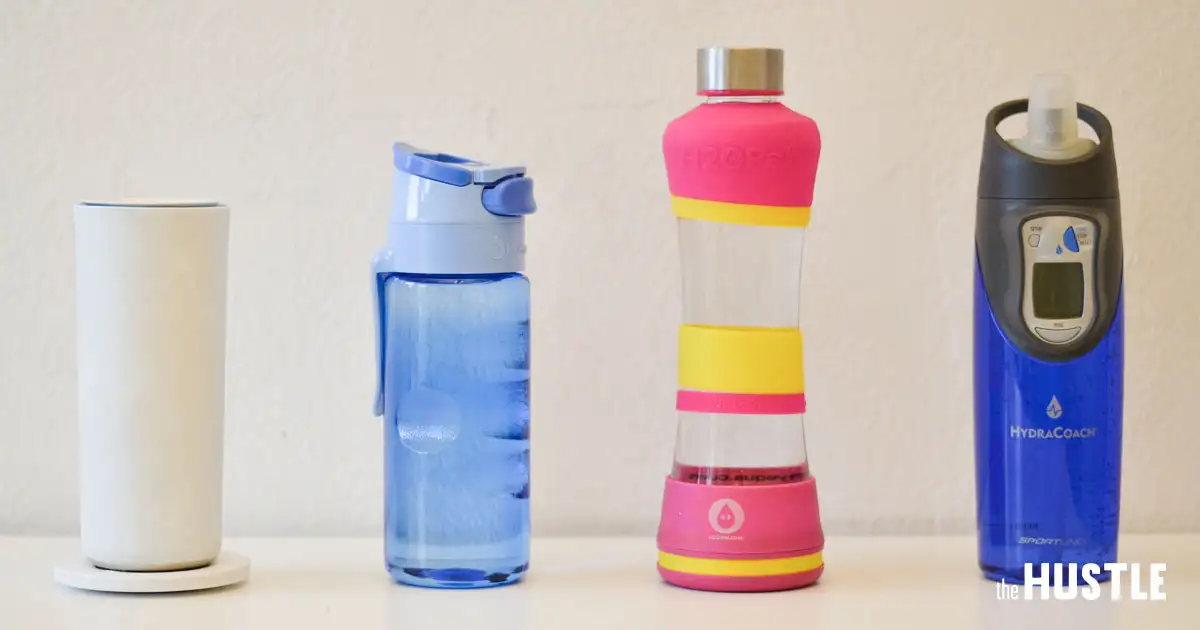 A stock image illustrating high tech water bottle concepts