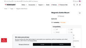 Himiway - Magnetic Bottle Mount