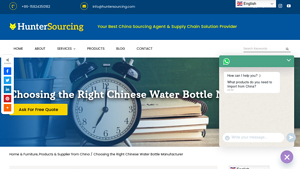 Hunter Sourcing - Water Bottles & Functions