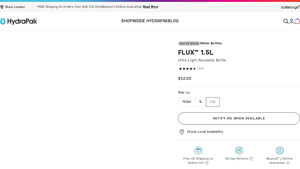 Hydrapak - Flux™ 1.5L