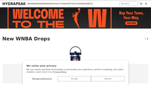 HydraPeak - NBA & WNBA Themed Drinkware