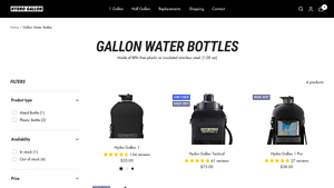 Hydro Gallon - 1 Gallon Water Bottles