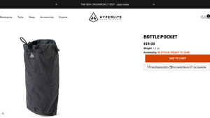 Hyperlite Mountain Gear - Bottle Pocket