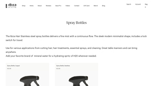 Ibiza Hair - Stainless Steel Spray Bottles