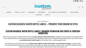 iCustomLabel - Custom Water Bottle Labels