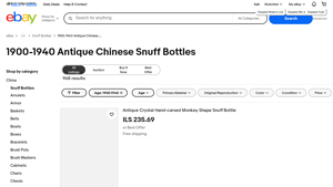 Antique Chinese Snuff Bottles - Multi-Color Collectibles