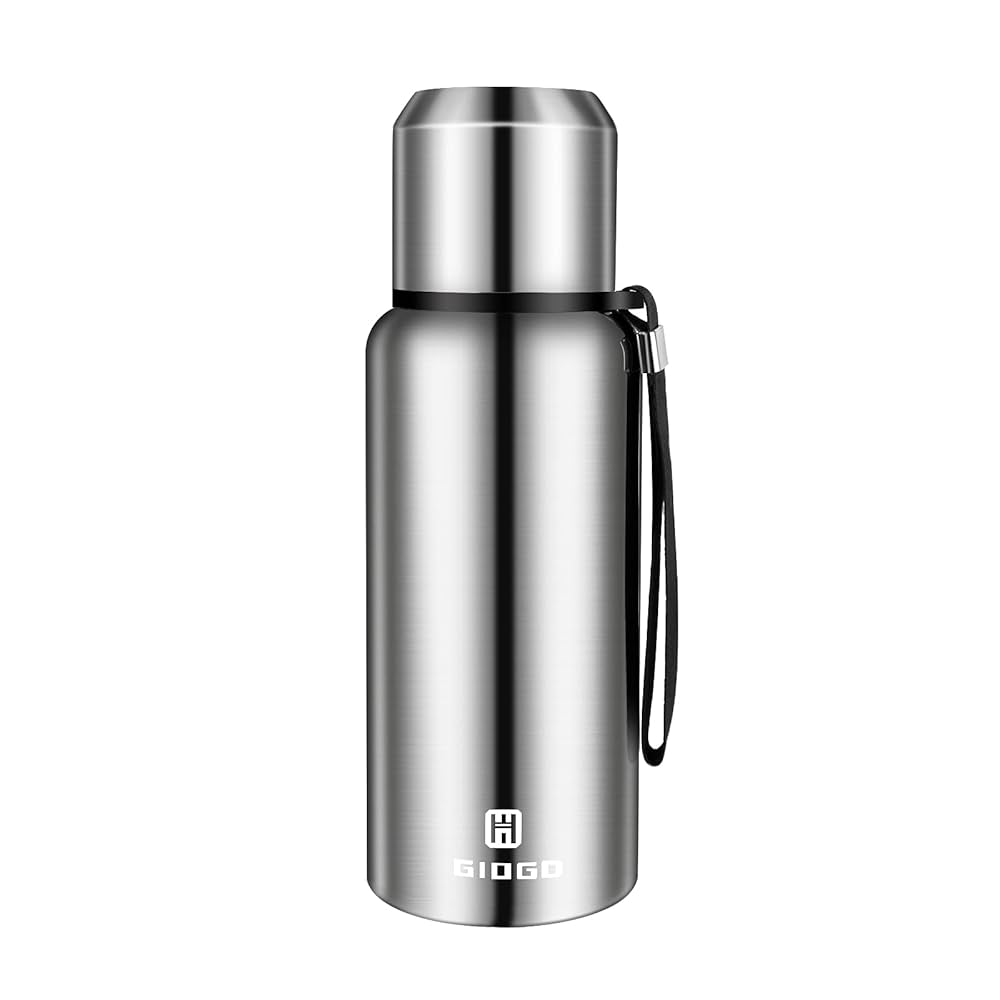 A stock image illustrating insulated water bottle for hot water concepts