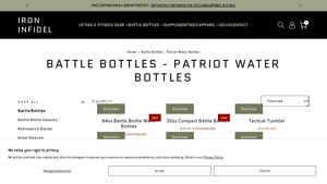 Iron Infidel - 64oz Battle Bottle