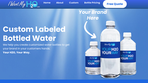 I Want My H2O - Custom Bottled Water
