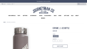 Journeyman Shop - Explore 25 oz Bottle