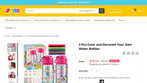 Joyin - DIY Unicorn Water Bottles Set