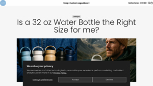 JustBottle - 32 oz Water Bottle