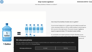 Just Bottle - Reusable Water Solutions