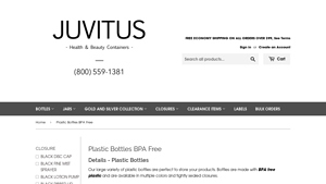 Juvitus - BPA Free Plastic Bottles