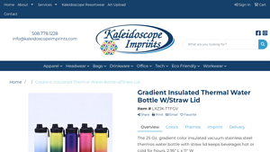 Kaleidoscope Imprints - Gradient Insulated Water Bottle