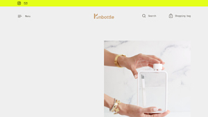 Kin Bottle - Luxury Square Water Bottles